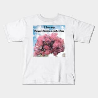 I Love My Royal Purple Smoke Tree #3 Kids T-Shirt